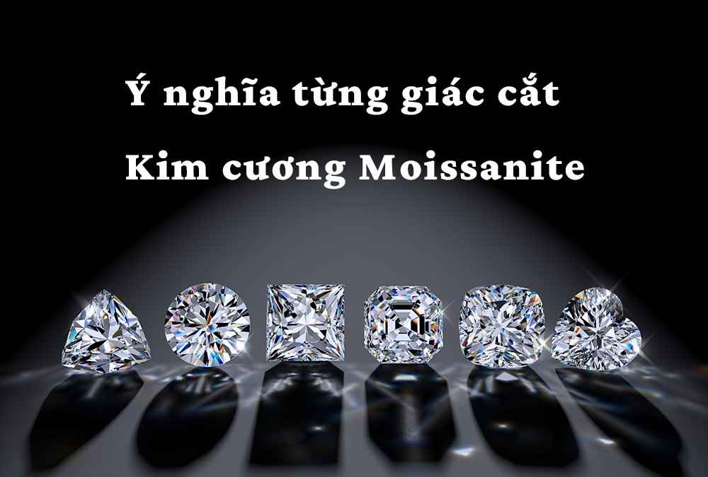 Ý nghĩa từng giác cắt của kim cương Moissanite.